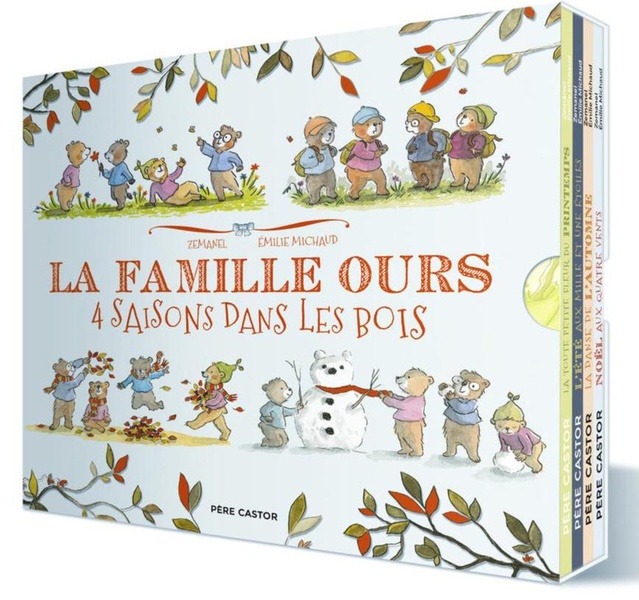 La famille ours - 4 saisons dans les bois
