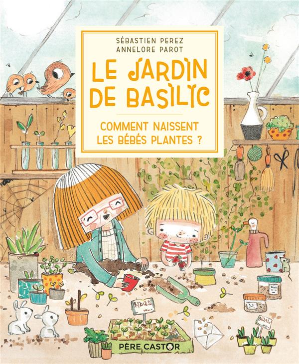 Le jardin de basilic - comment naissent les bebes plantes ?