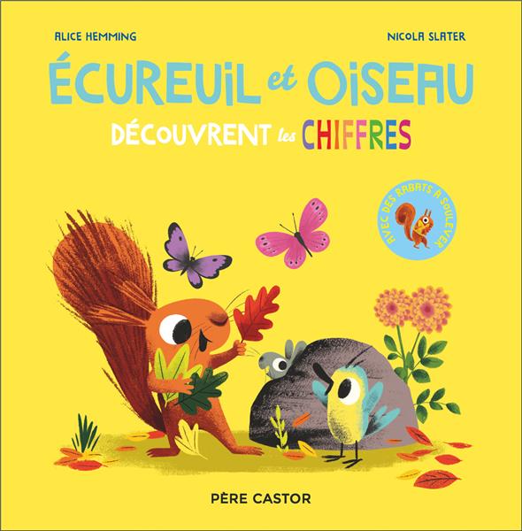 Ecureuil et oiseau decouvrent les chiffres