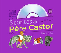 3 CONTES DU PERE CASTOR : MARLAGUETTE - LA VACHE ORANGE - UNE HISTOIRE DE SINGE (+ CD)