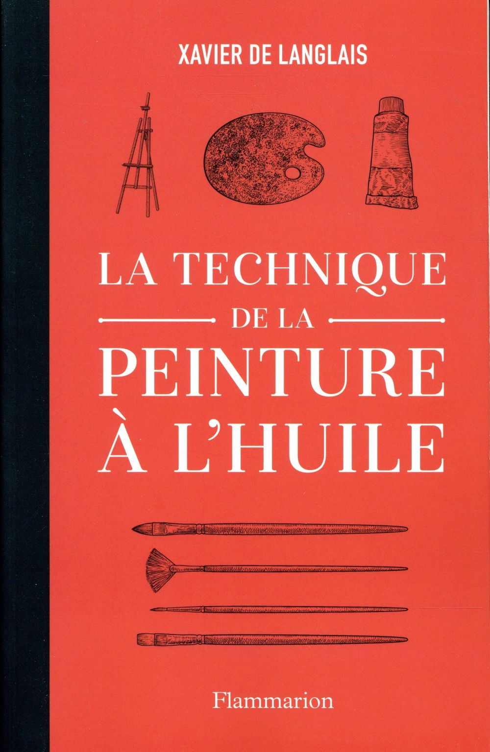 La technique de la peinture a l'huile - illustrations, noir et blanc