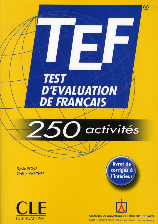 Tef 250 activites - test d'evaluation de francaislivret de corriges a l'interieur