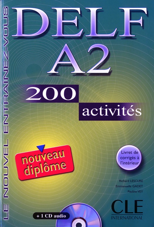 Nouveau delf a2 livre + cd audio + livret corriges
