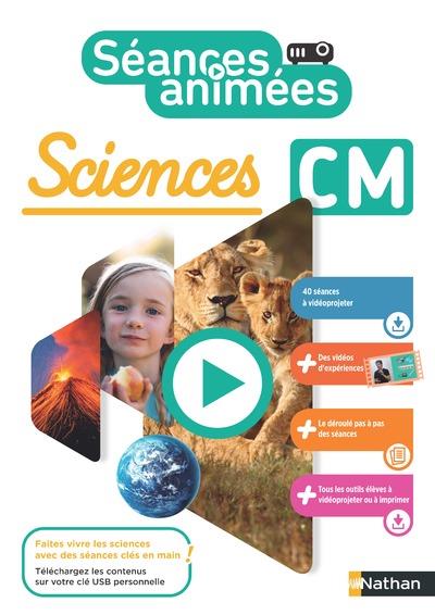 Seances animees - sciences cm - guide + 40 seances a videoprojeter