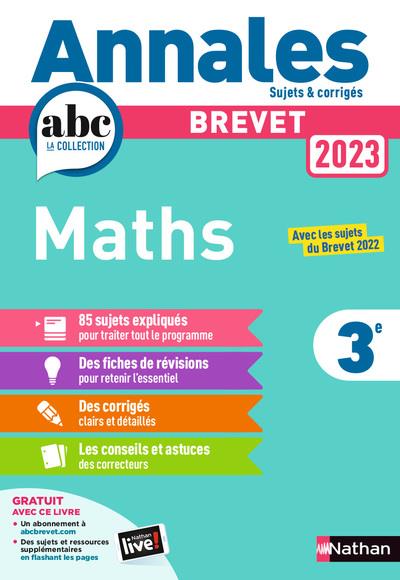 Annales brevet 2023 maths - corriges