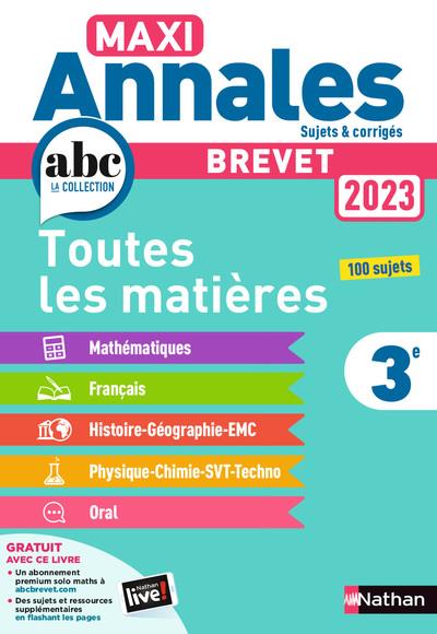 Maxi annales brevet 2023-corrige