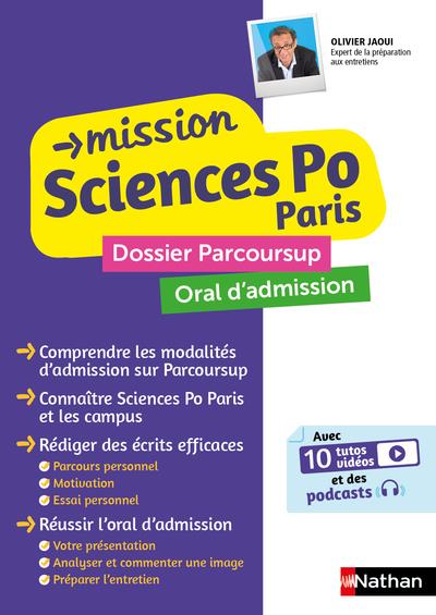 Mission sciences po paris - dossier parcoursup oral d'admission