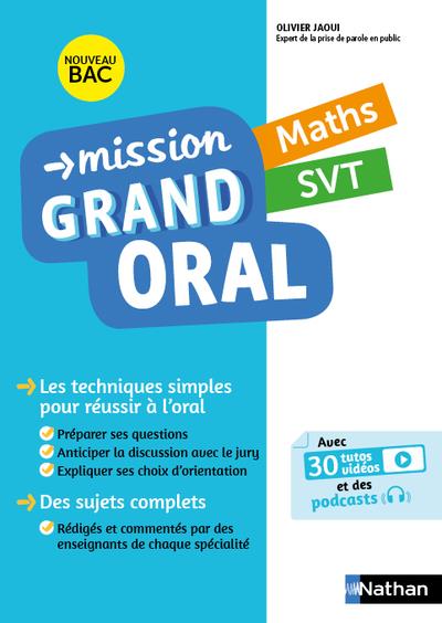 Mission grand oral - maths svt
