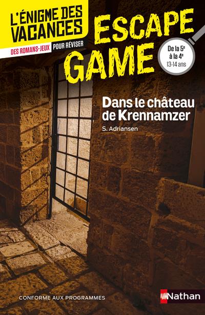 Enigme des vacances escape game 5e-4e - dans le chateau de krennamzer - vol54