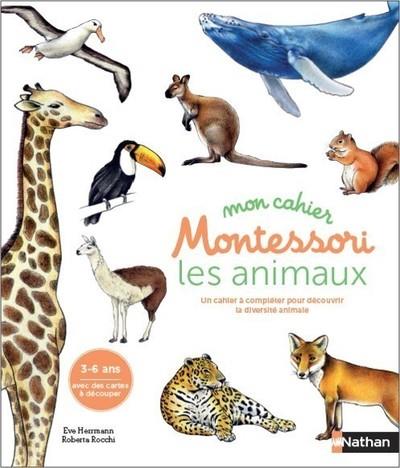 Mon cahier montessori - les animaux des continents