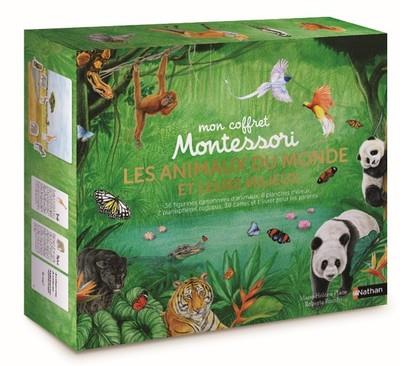 Coffret montessori: les animaux du monde et leurs milieux