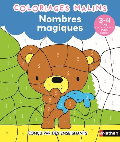 Nombres magiques ps - coloriages malins