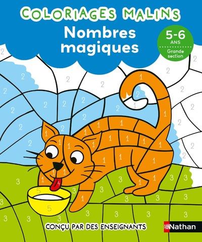 Nombres magiques gs - coloriages malins