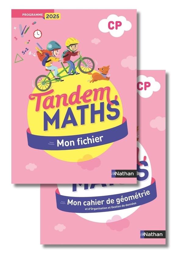 Tandem - maths cp - fichier de l'eleve + cahier de geometrie