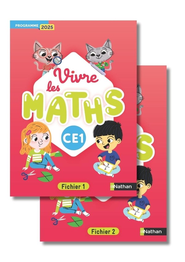 Vivre les maths - ce1 - fichier de l'eleve - programme 2025