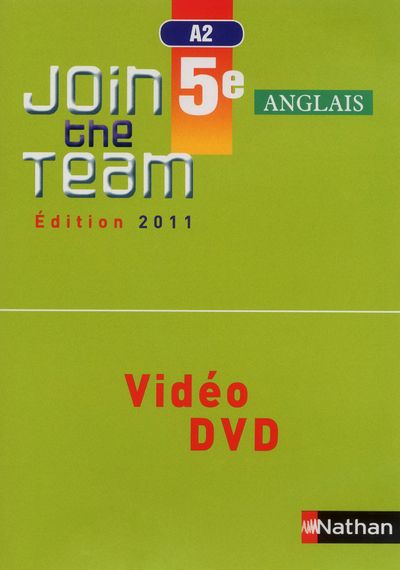 JOIN THE TEAM 5E DVD VIDEO CLASSE