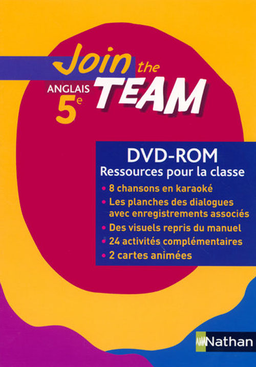 JOIN THE TEAM 5E - DVD RESSOURCES