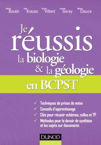JE REUSSIS LA BIOLOGIE & LA GEOLOGIE EN BCPST