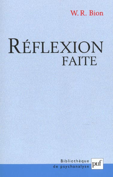 REFLEXION FAITE