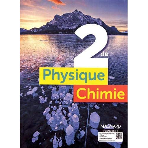 Physique chimie 2de 2019 manuel eleve