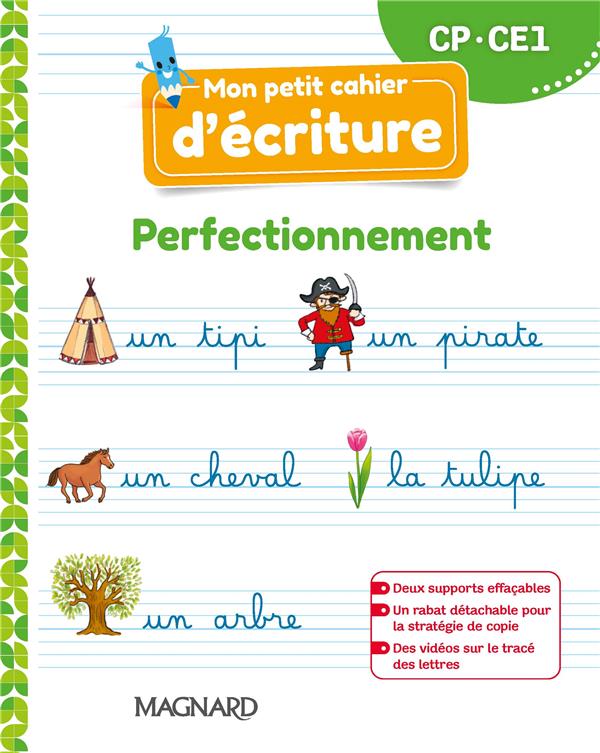 Mon petit cahier d ecriture cp / ce1 : perfectionnement (2022) - cahier
