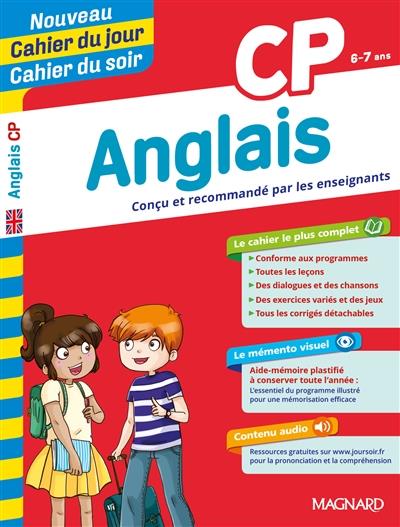 Anglais cp - nouveau cahier du jour cahier du soir - concu et recommande par les enseignants