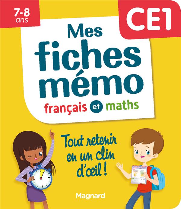 Mes fiches memo francais et maths ce1