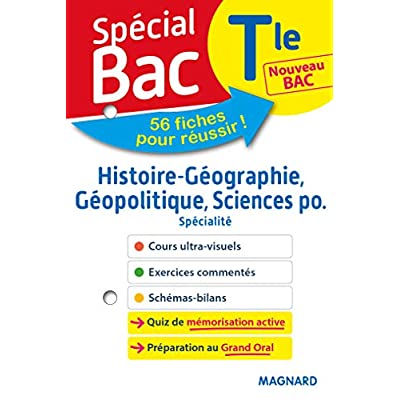 Special bac fiches histoire-geo geopolitique sciences po tle bac 2021 - tout le programme en 55 fich