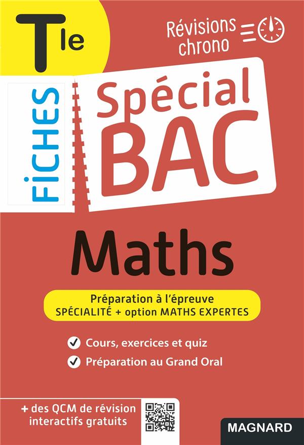 Special bac fiches maths + maths expertes tle bac 2022 - tout le programme en 61 fiches, memos, sche