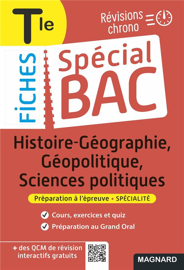 Special bac fiches histoire-geo, geopolitique, sciences po tle bac 2022 - tout le programme en 55 fi