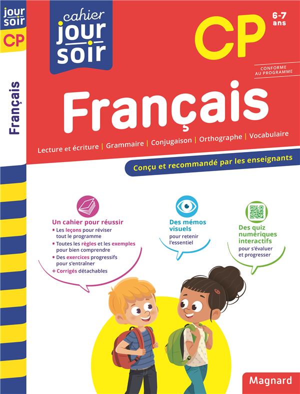 Francais cp - cahier jour soir - concu et recommande par les enseignants