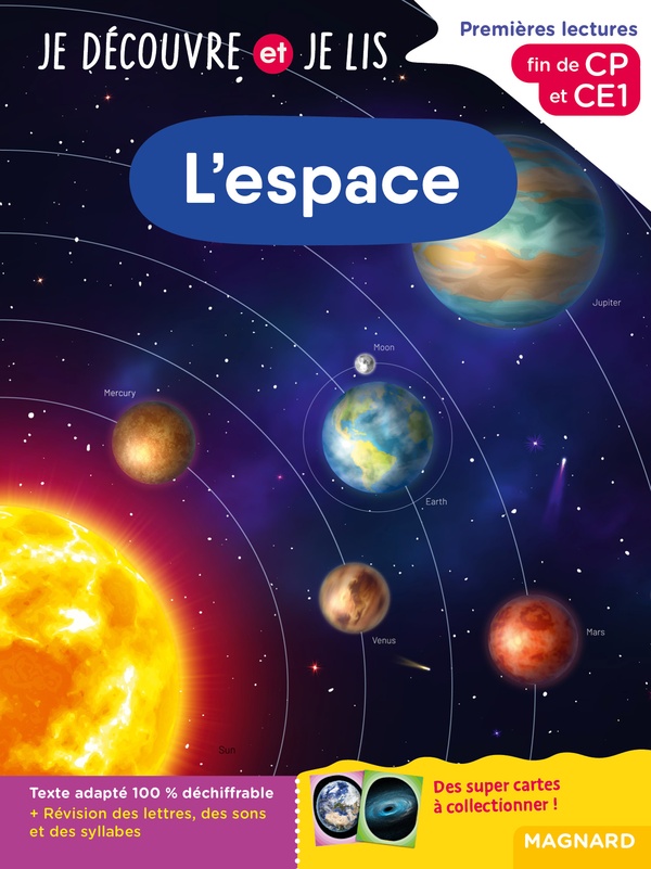 Je decouvre et je lis cp et ce1 - l'espace - fin de cp et ce1
