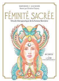 FEMINITE SACREE - ORACLE THERAPEUTIQUE DE LA FEMME SORCIERE. 48 CARTES + LE LIVRE D'ACCOMPAGNEMENT