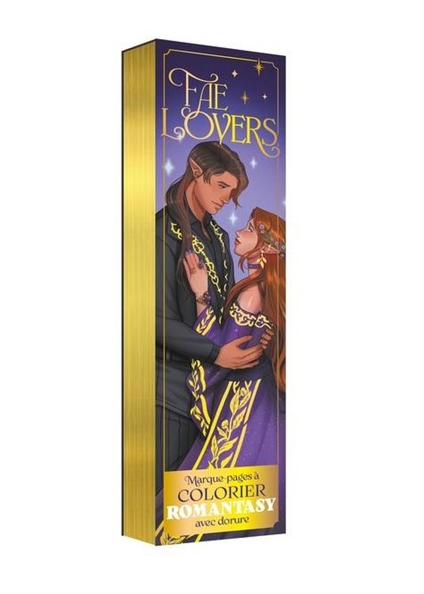 Marque-pages a colorier romantasy - fae lovers