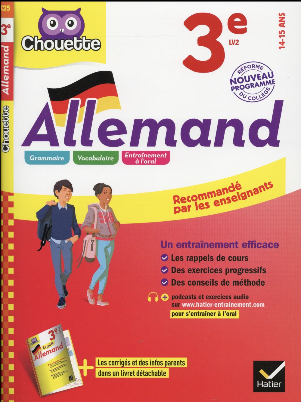 Allemand 3e - lv2 (niveau a2) - cahier d'entrainement et de revision