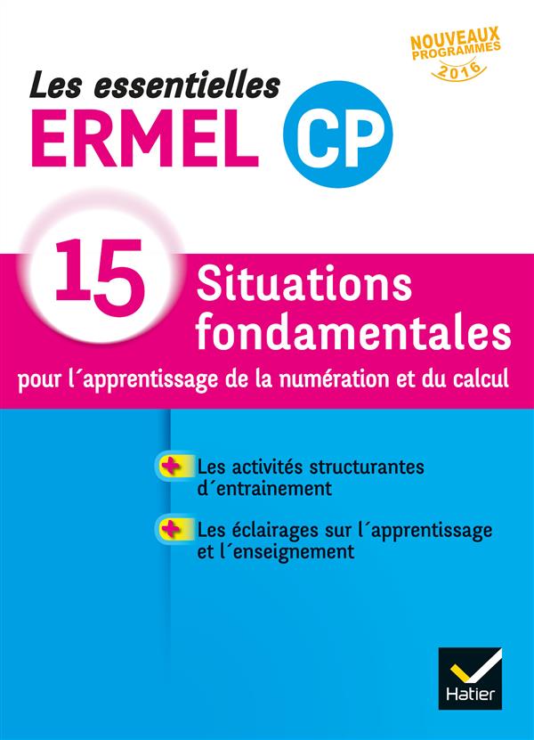 Les essentielles ermel 15 situations - cp ed. 2016 guide + cdrom