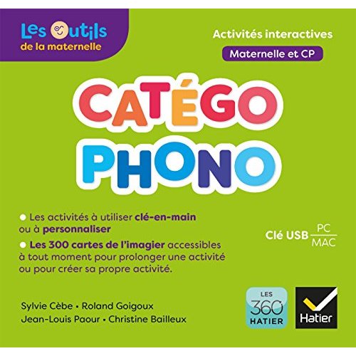 Catego phono - maternelle gs - ed. 2018 - cle usb