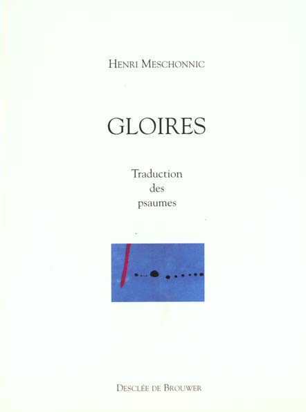 GLOIRES - TRADUCTION DES PSAUMES