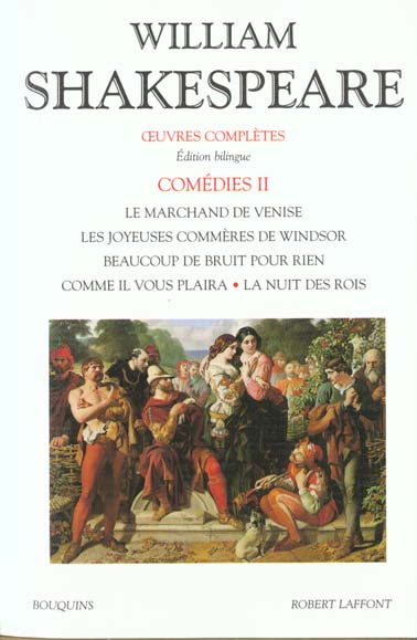 SHAKESPEARE - COMEDIES - TOME 2 - EDITION BILINGUE FRANCAIS/ANGLAIS - VOL02