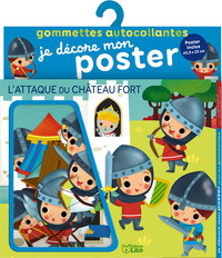 DECOR POSTER GOMM ATTAQUE CHAT