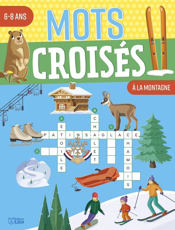 Mots croises 6-8 a la montagne