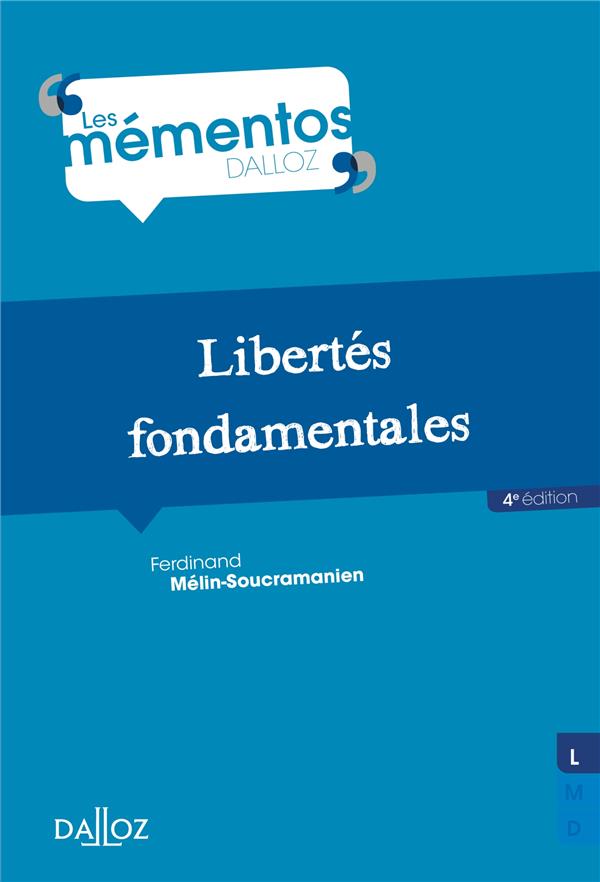 Libertes fondamentales. 4e ed.