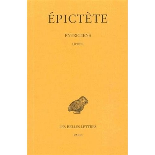 Entretiens. tome ii : livre ii - edition bilingue