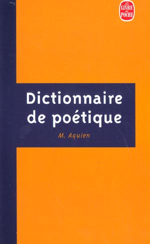 Dictionnaire de poetique