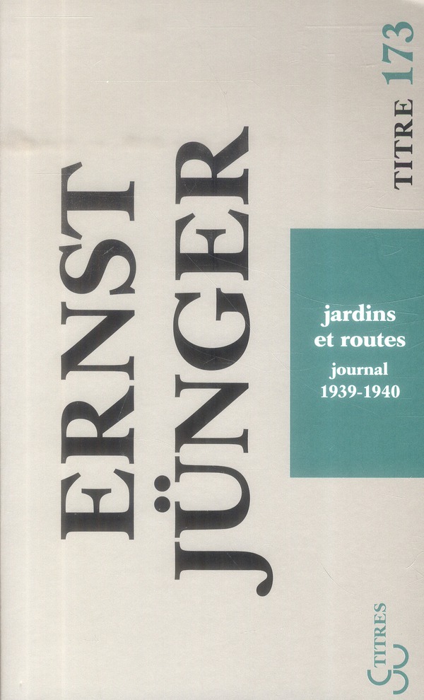 JARDINS ET ROUTES JOURNAL I 1939-1940