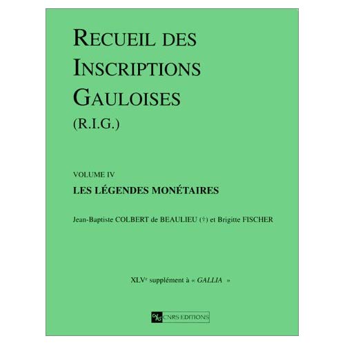 RECUEIL DES INSCRIPTIONS GAULOISES 4