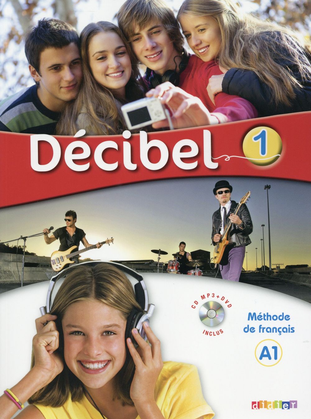 DECIBEL 1 NIV.A1 - LIVRE + CD MP3 + DVD - COLLECTION DECIBEL