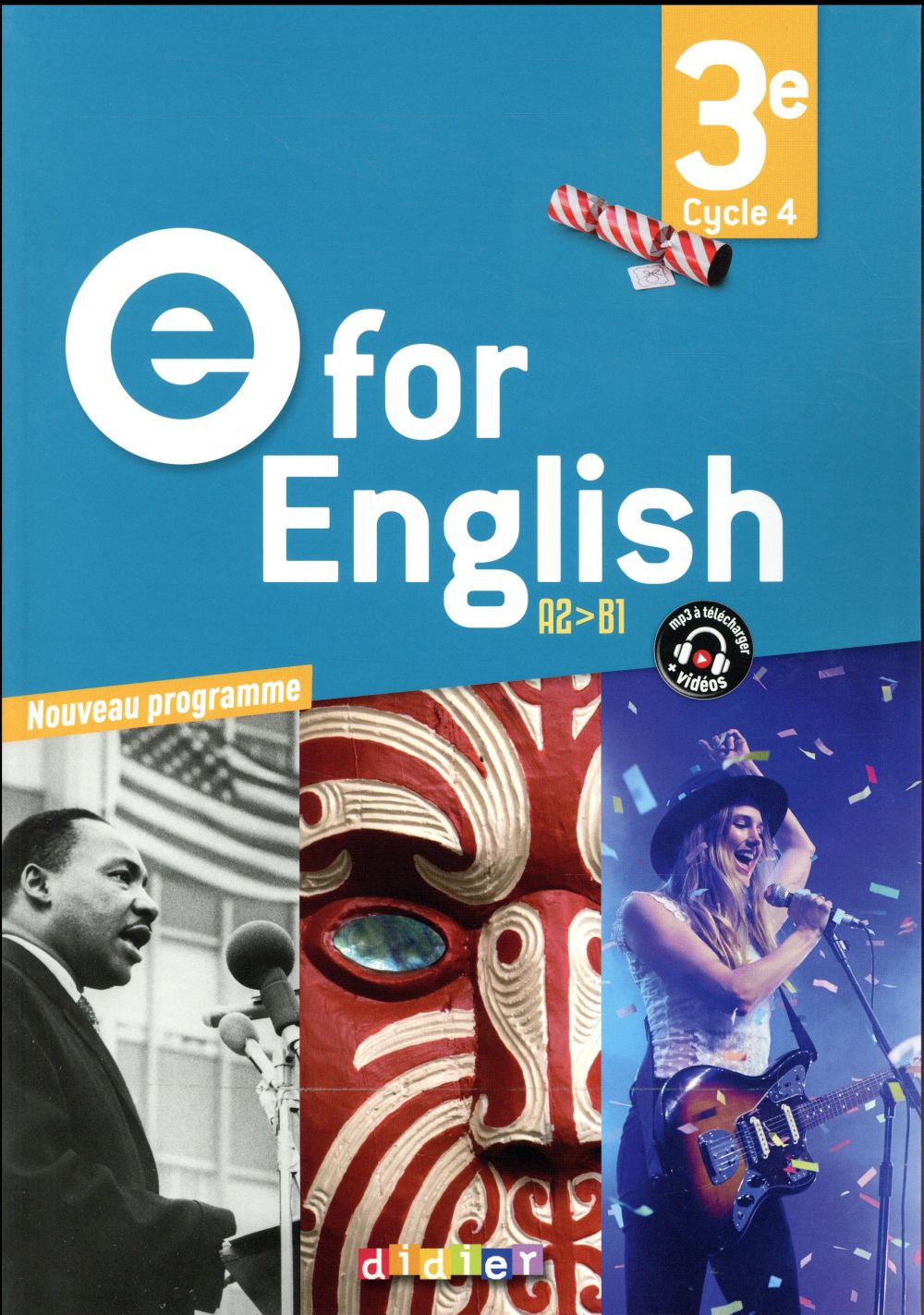 E FOR ENGLISH 3E (ED. 2017) - LIVRE