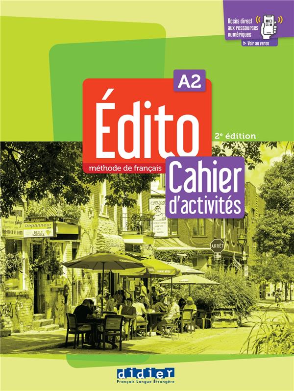 Edito A2 - 2e édition (2022) - Cahier d'activités + didierfle.app