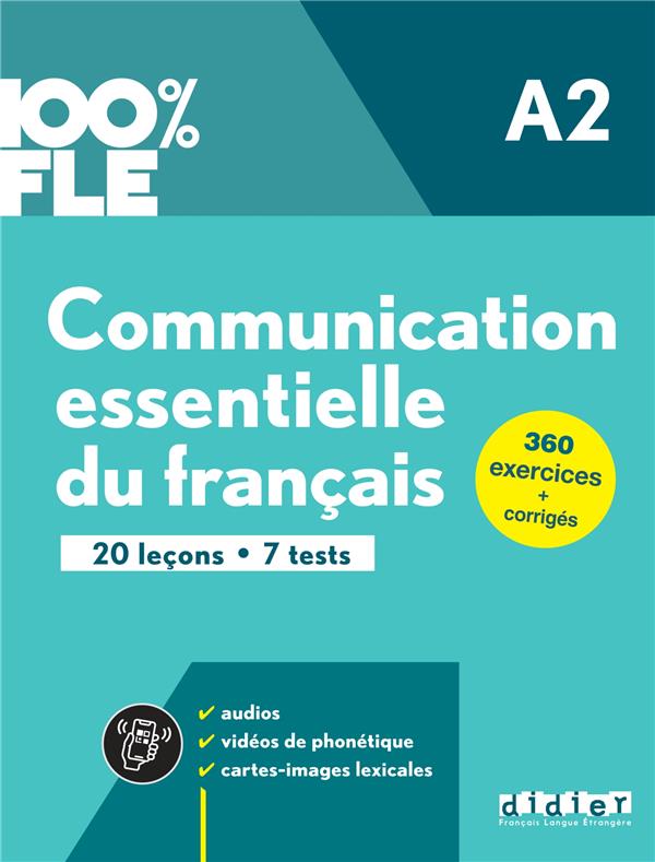 Communication essentielle du francais a2 - livre + didierfle.app - collection 100% fle